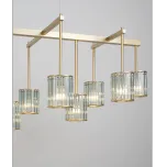Flute Beam Chandelier
