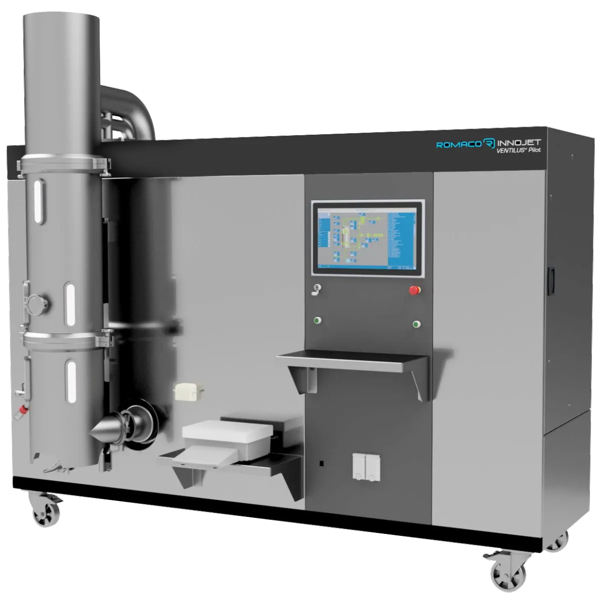 Fluid bed granulation Ventilus Pilot from Romaco Innojet