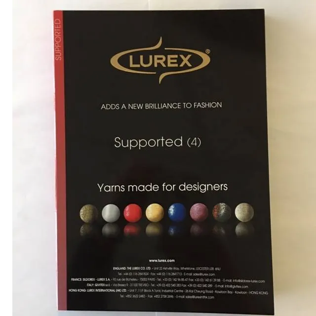 LUREX® SUPPORTED METALLIC & SPECIAL EFFECT YARNS