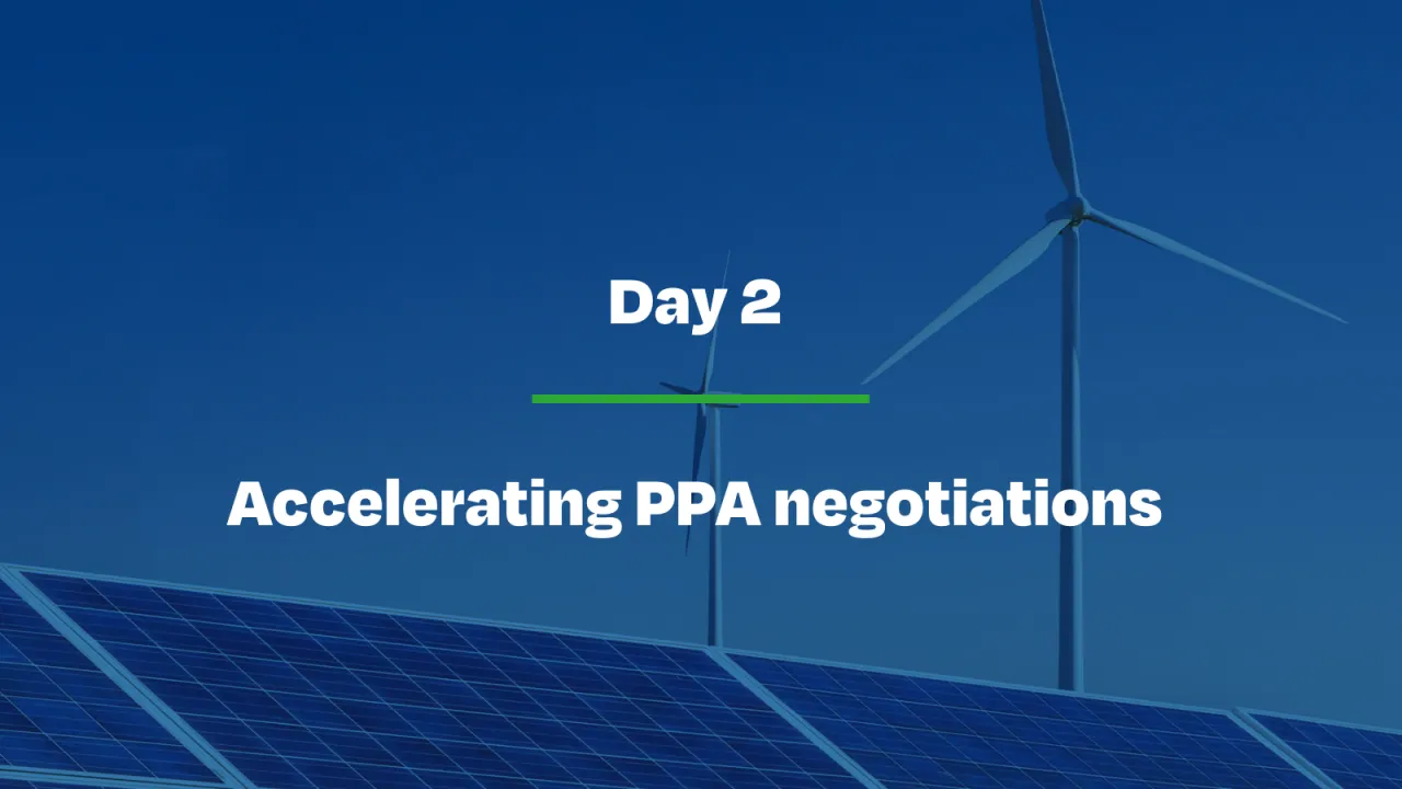 Accelerating PPA negotiations