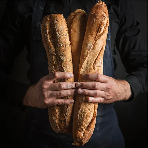 Traditional French breads