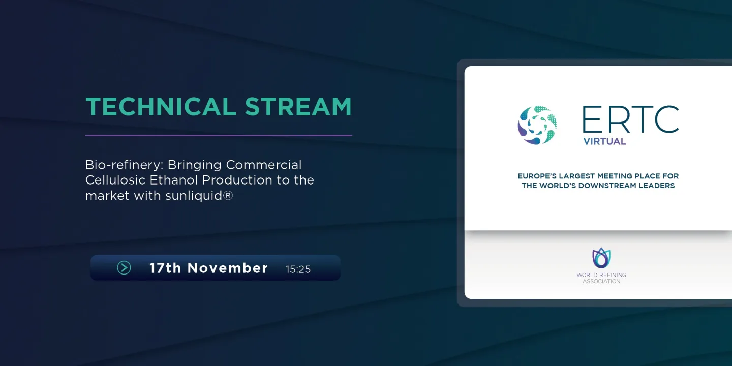 Bio-refinery: Bringing Commercial Cellulosic Ethanol Production to the market with sunliquid®