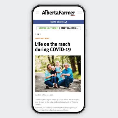 FREE eNews for Alberta Farmers & Ranchers