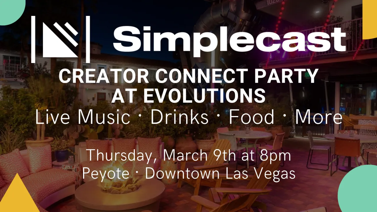 Simplecast Creator Connect Party