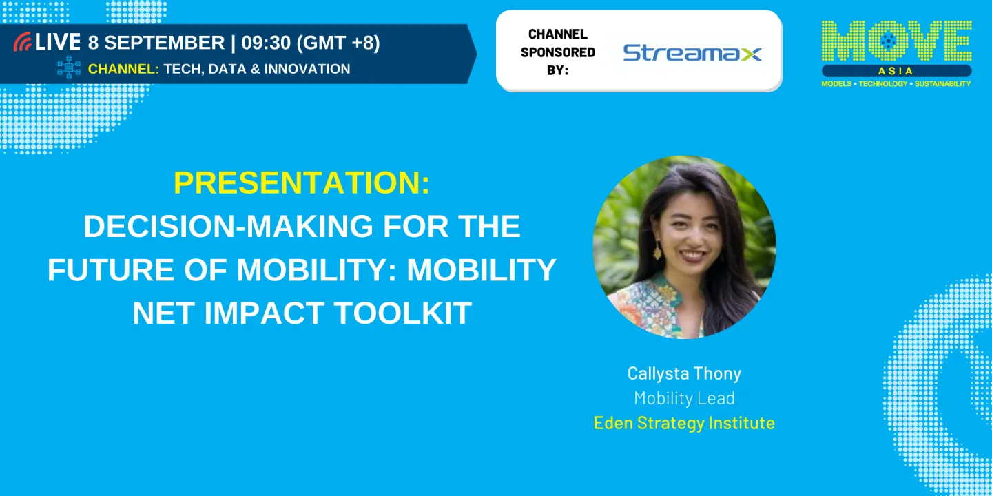 Decision-making for the future of mobility: Mobility net impact toolkit