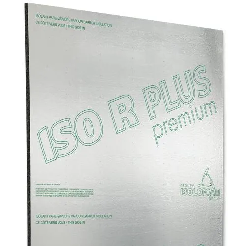 ISO R PLUS premium | Isolant rigide pare-vapeur pour murs intérieurs et plafonds