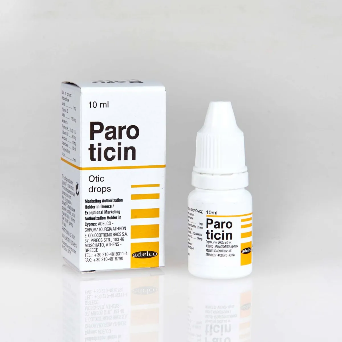 Paroticin ear drops