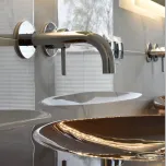 Szkilnik Design Luxury wooden washbasin model Firth - Expo 2020 Dubai