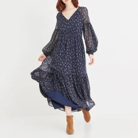 PRINTED BOHEMIAN DRESS