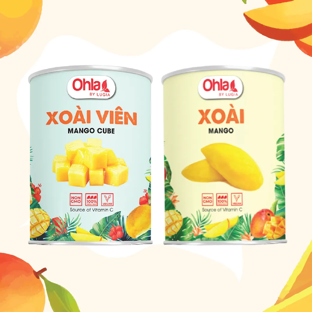 Canned Mango & Canned Mango Cube Ohla