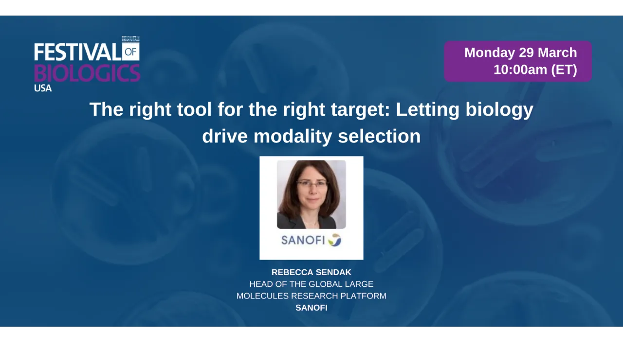 The right tool for the right target: Letting biology drive modality selection