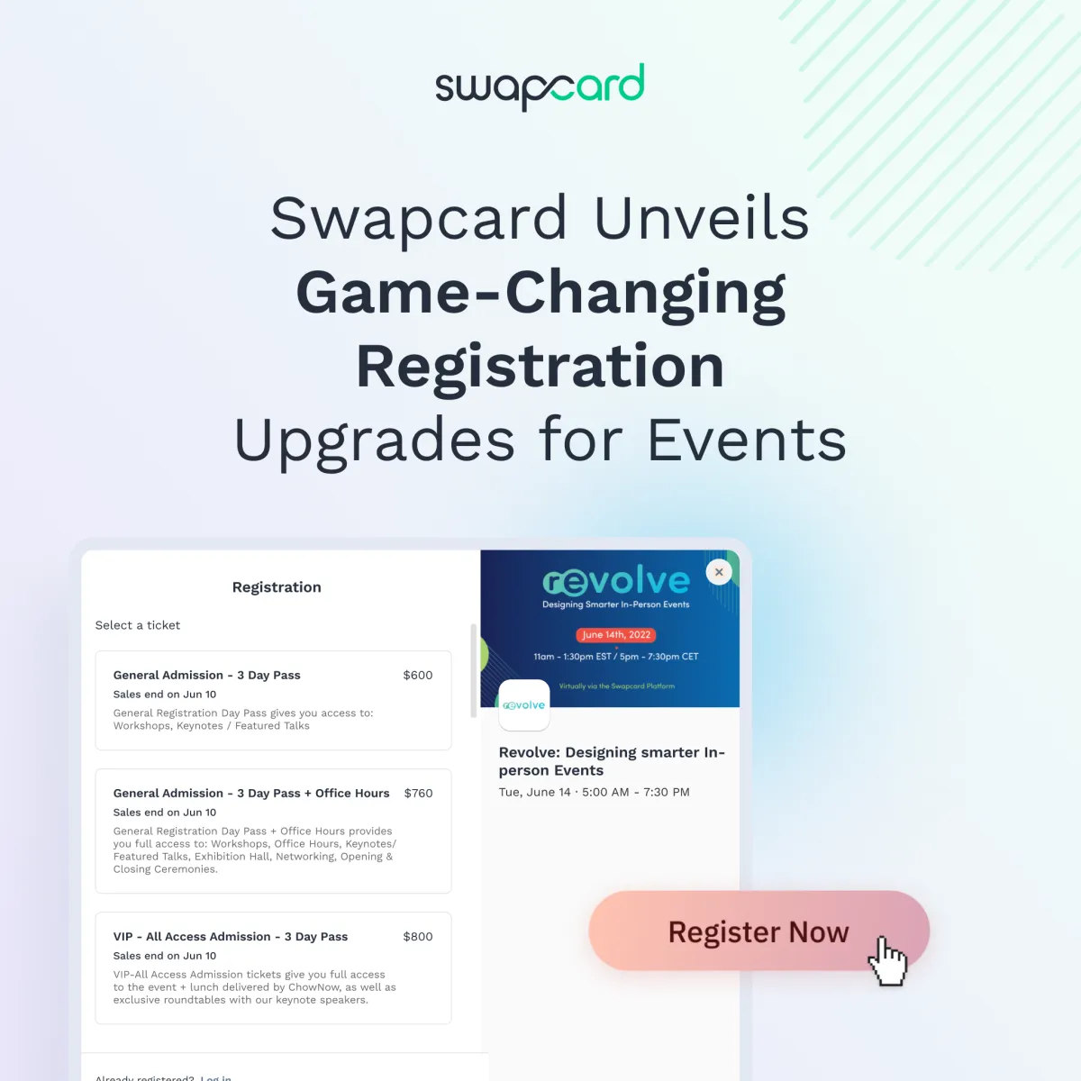 Swapcard Unveils Game-Changing Registration Upgrades for Events