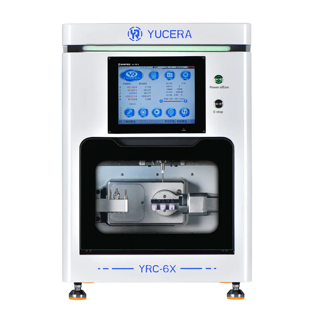Yucera YRC-6X Wet 5 axis Dental Milling Machine for lithium disilicate and titanium