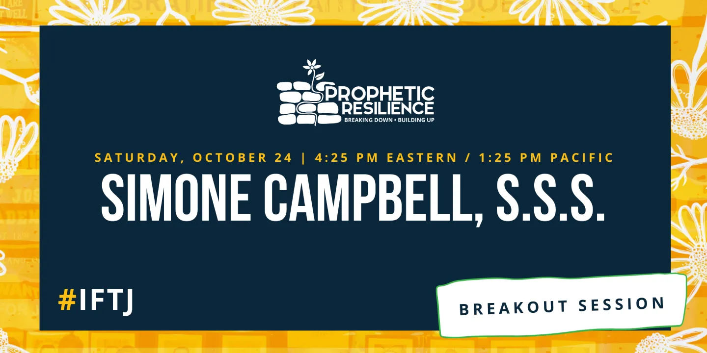 Breakout Session 2 - Simone Campbell, S.S.S.