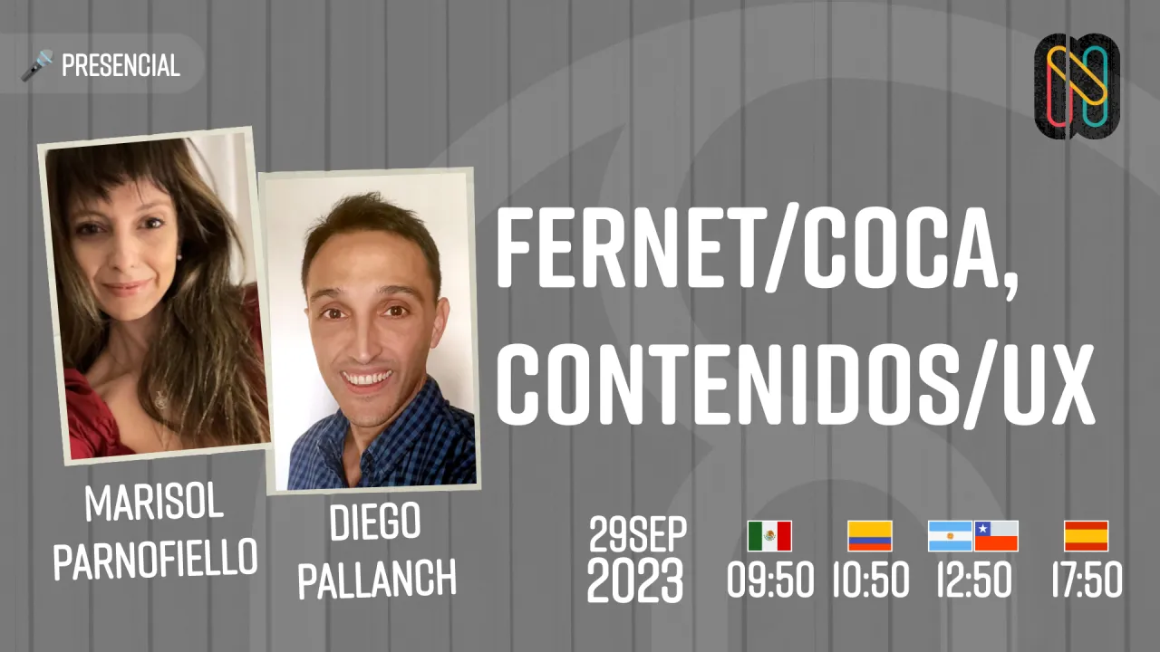 Fernet/Coca, Contenidos/UX