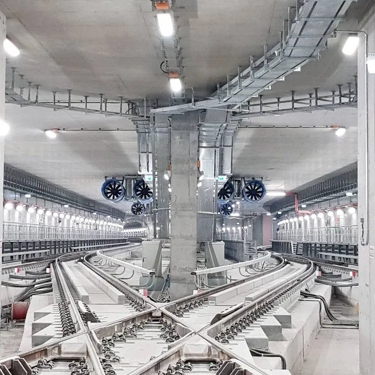 Complete and Bespoke Ventilation Systems for Metro and Railway Tunnels