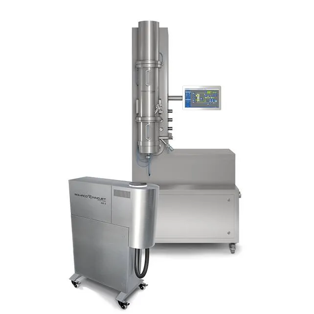 Fluid bed granulation Ventilus Lab from Romaco Innojet
