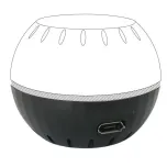 Shelly Fuente de alimentación USB para H&T, Negro/Blanco