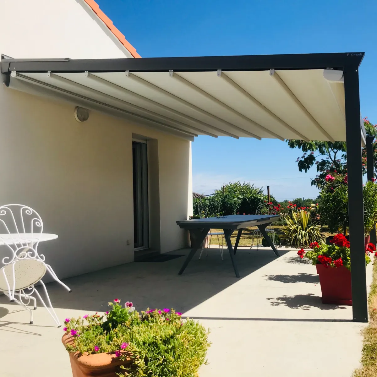 PERGOLAS A TOILE RETRACTABLE