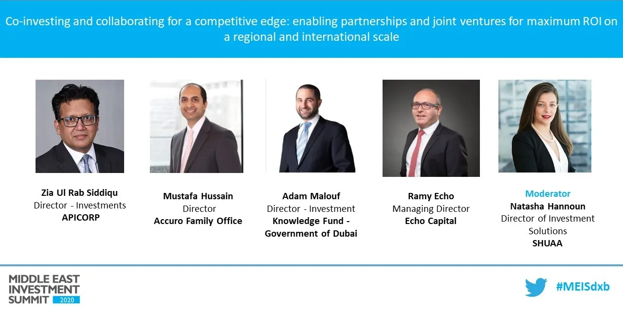 PANEL Co-investing and collaborating for a competitive edge: enabling partnerships and joint ventures for maximum ROI on a regional and international scale