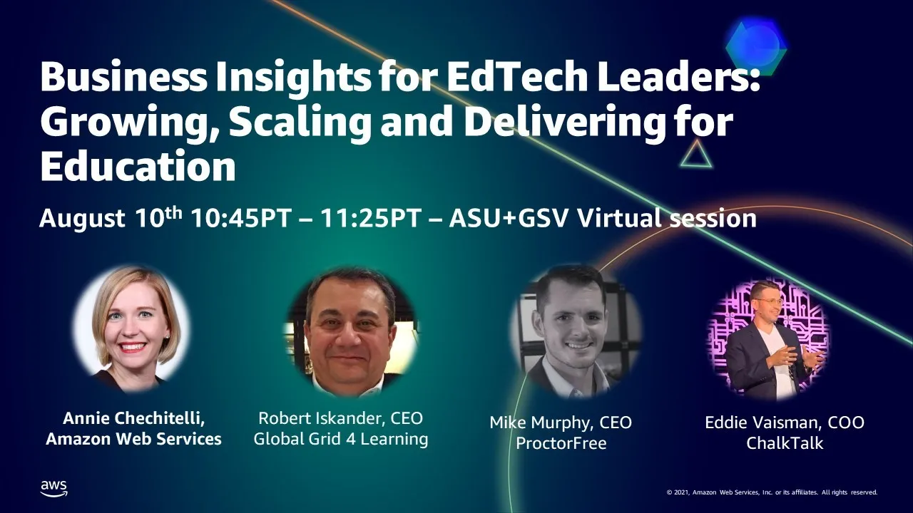Business Insights for EdTech Leaders: Growing, Scaling and Delivering for Education.