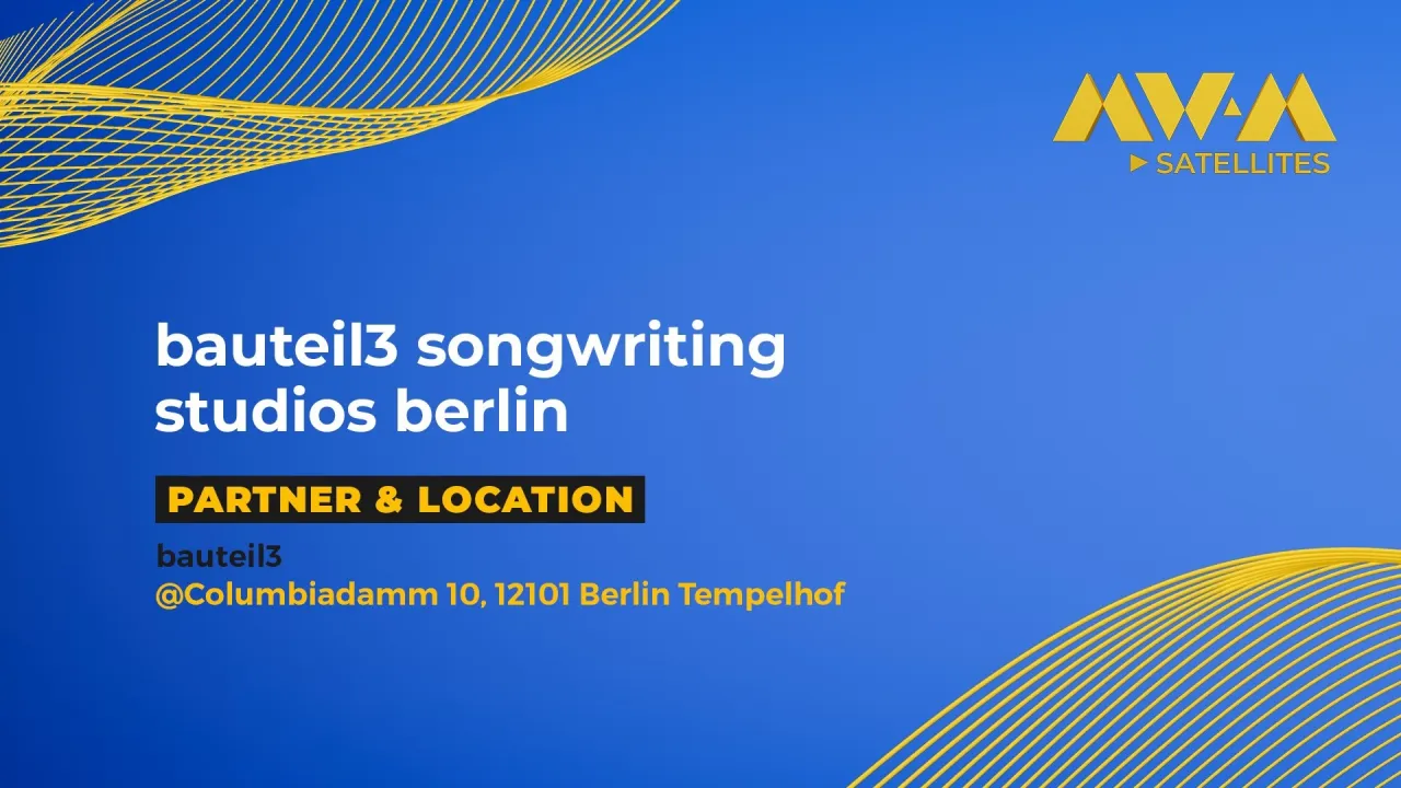 bauteil3 songwriting studios berlin