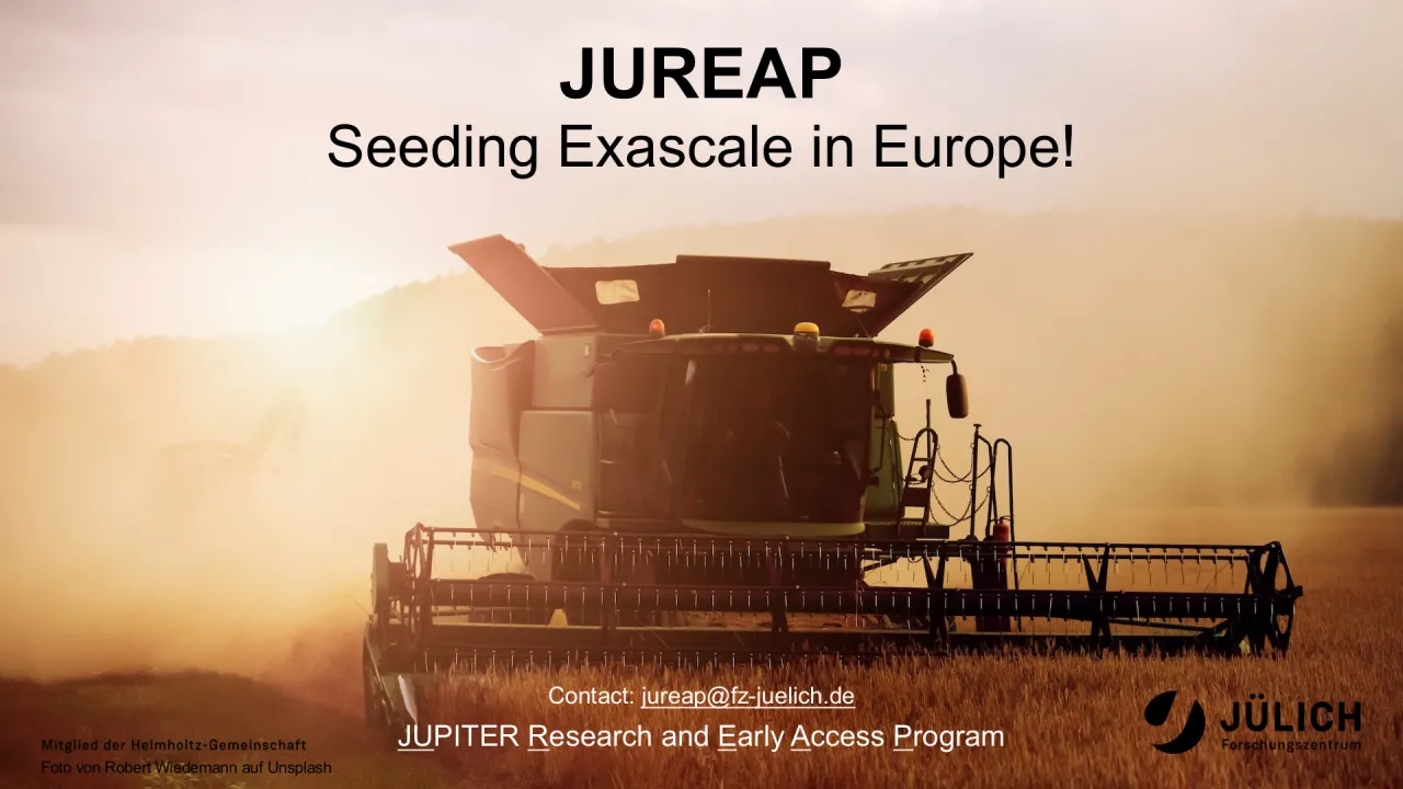 JUREAP - JUPITER Research and Early Access Program