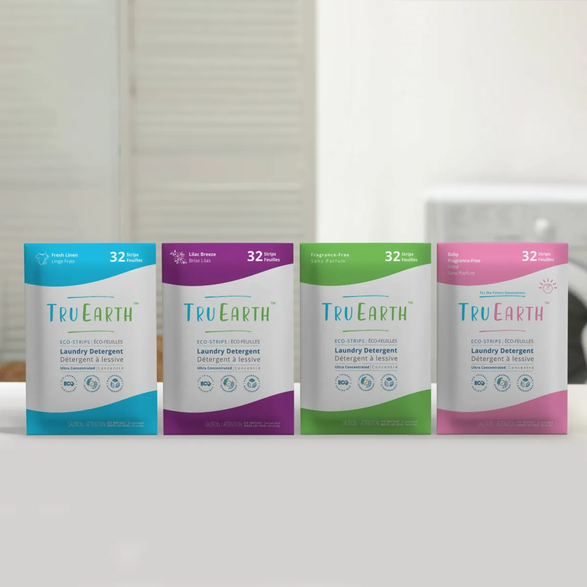 Tru Earth Laundry Detergent Eco-Strips, 32-loads