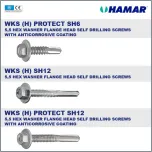 HAMAR® WKS Self-drilling, tapping screws for fixing onto various substrates