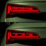 OLED Addressable Red Segmented Taillights