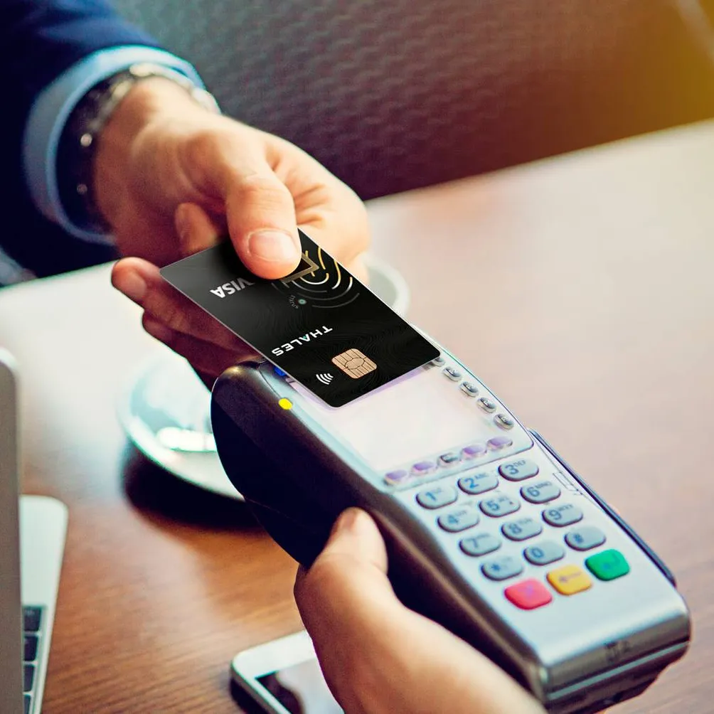 Thales Gemalto Biometric Sensor Payment cards