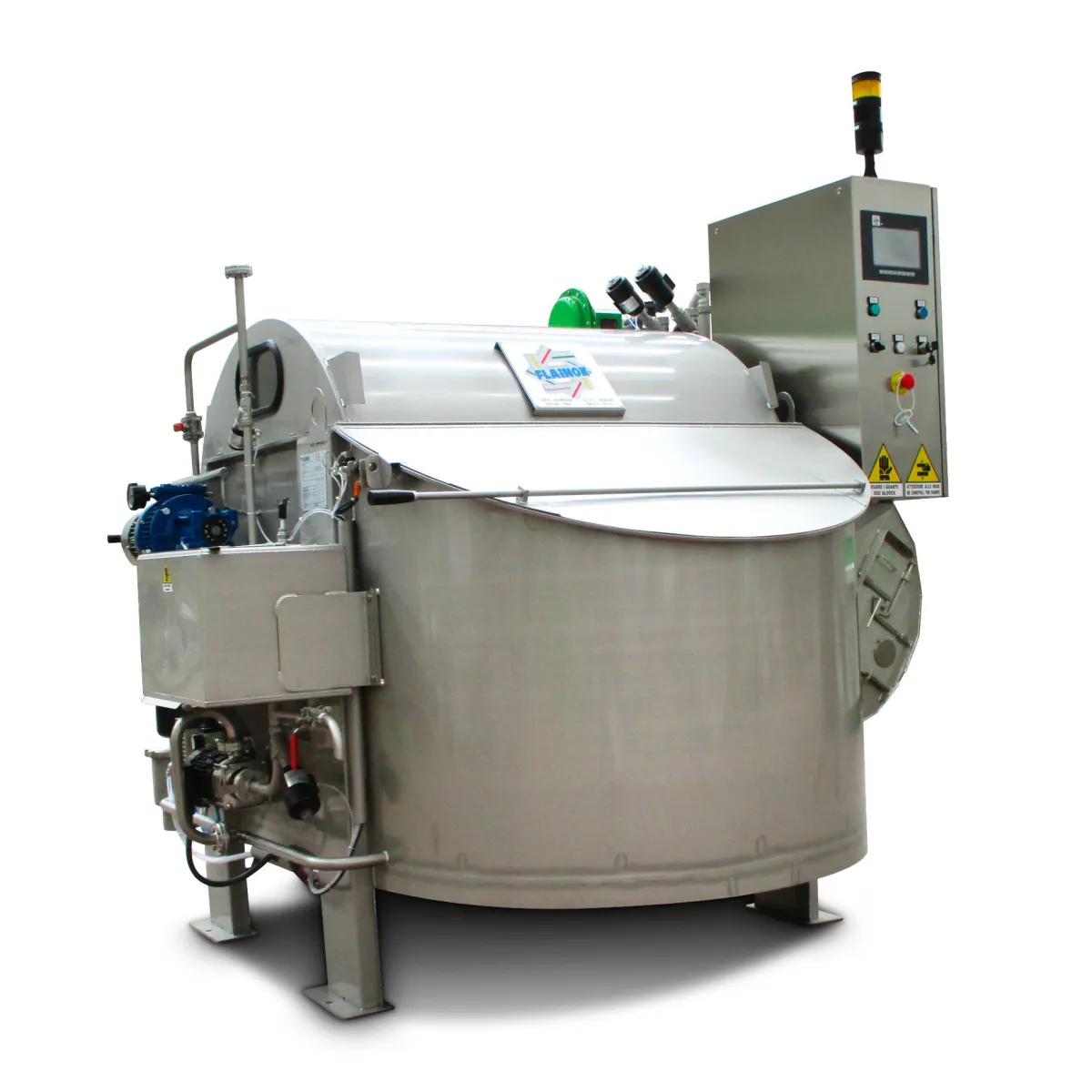 Side-paddles machine for dyeing ready-made knitwear mod. AOM/C-WOOL