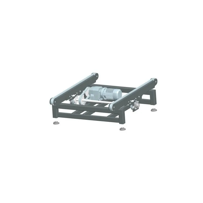 Double-chain pallet conveyor