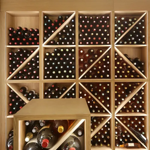Agencement d'espace cave à vin