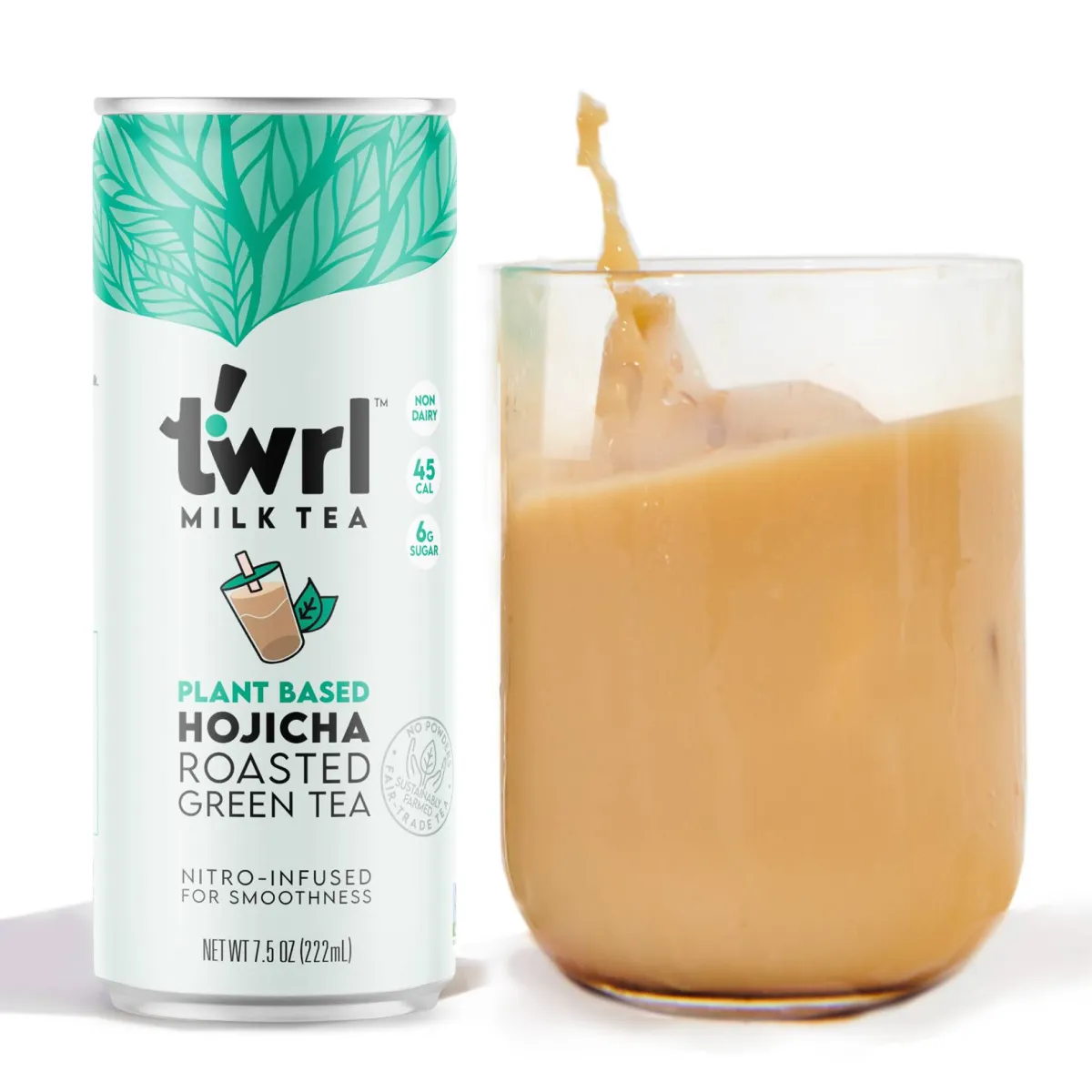 Hojicha Roasted Green Milk Tea