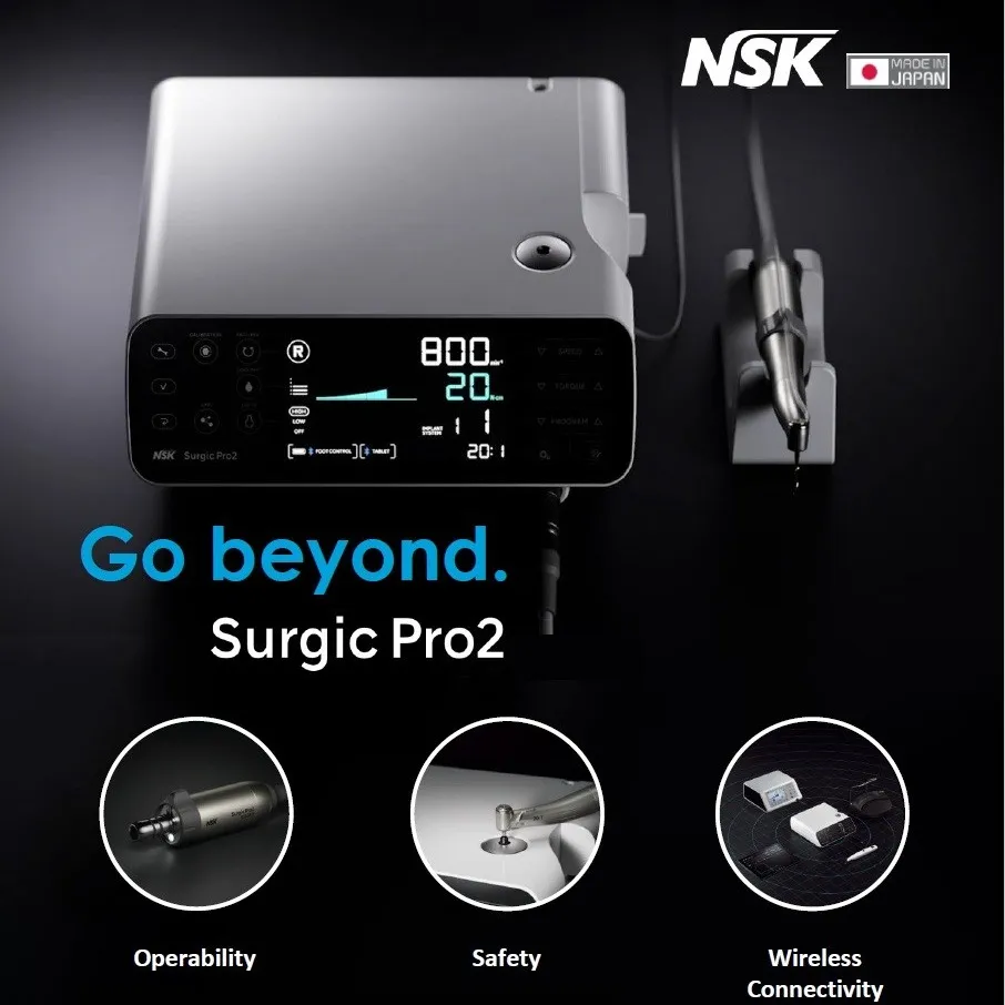 NSK Surgic Pro2 with Wireless Foot Pedal