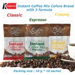 Beverage Mix 3in1 such as Coffee, Cocoa, Chocolate Malt, Thai Iced Tea, Iced Pink Milk