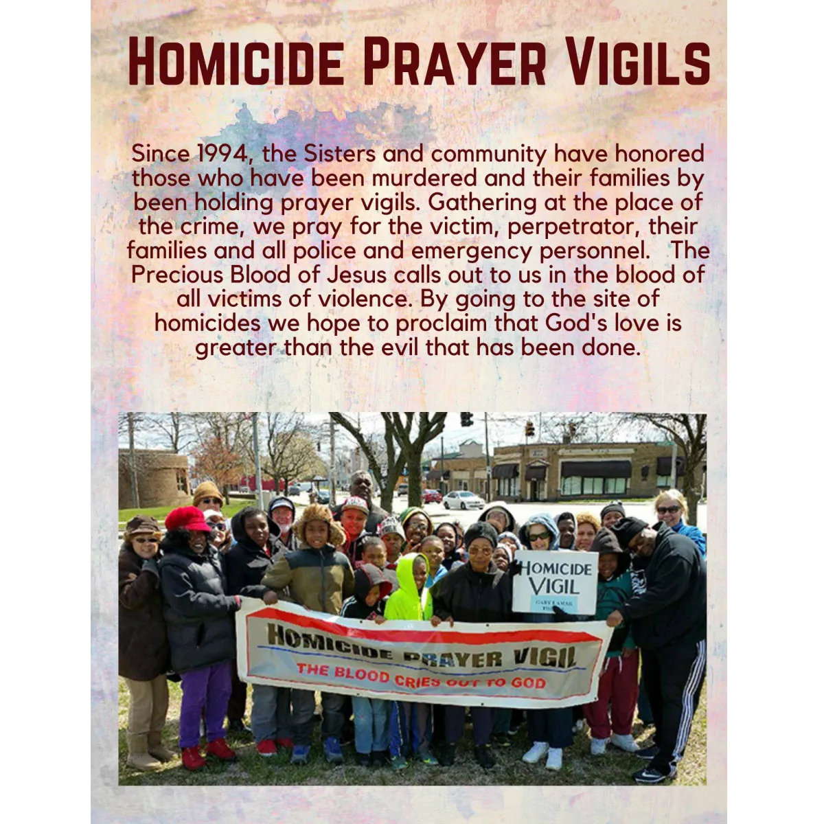 Homicide Prayer Vigils