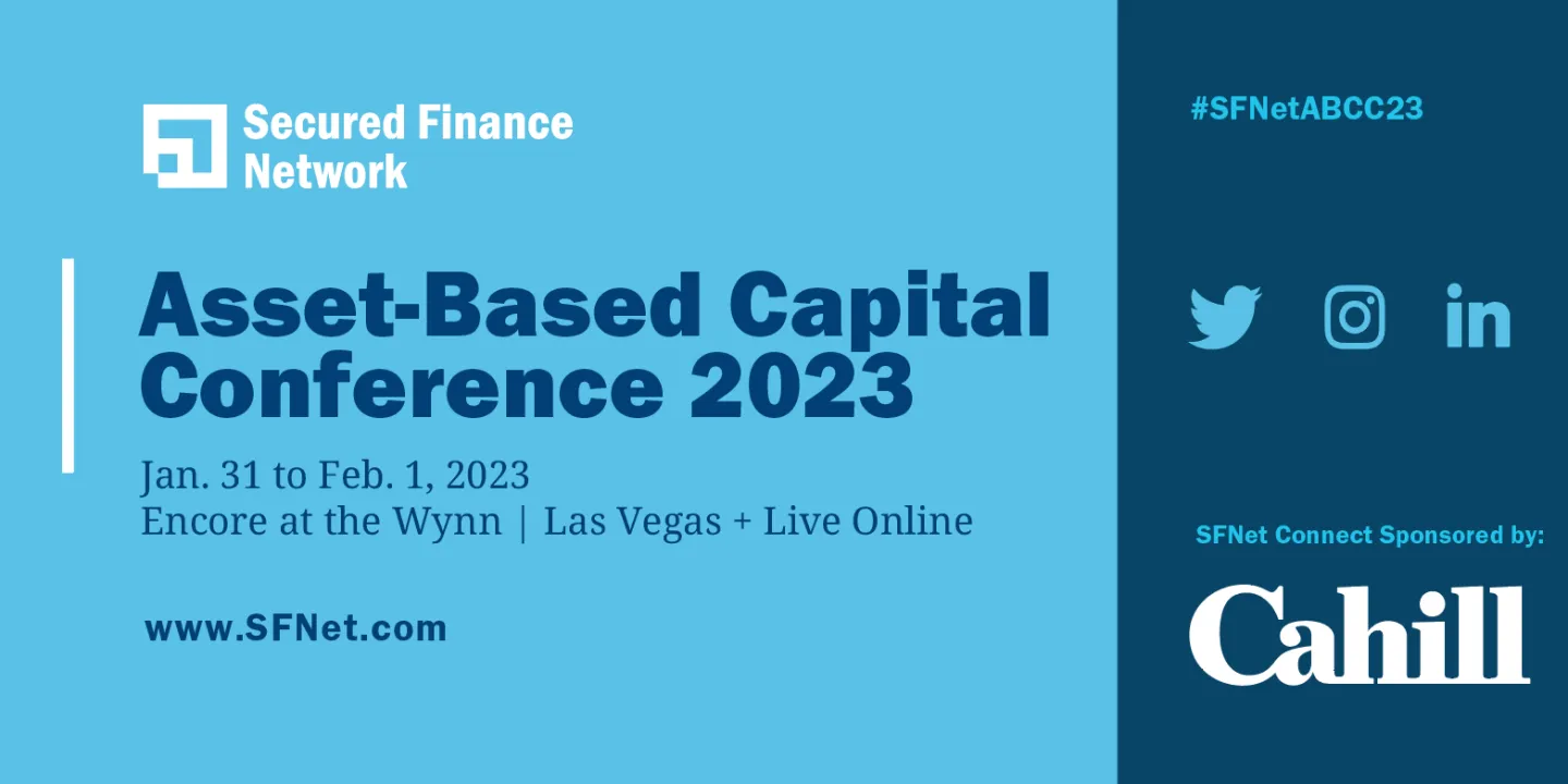 SFNet's Asset-Based Capital Conference 2023