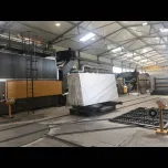 SAVEMA SPA Cyclic Epoxy Resin Line with a production capacity of 30 slabs/hour one face treatment