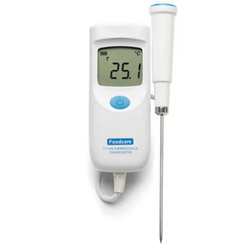 Thermomètre alimentaire à thermocouple type T avec sonde fixe
