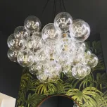 Large Clear Bubble Chandelier