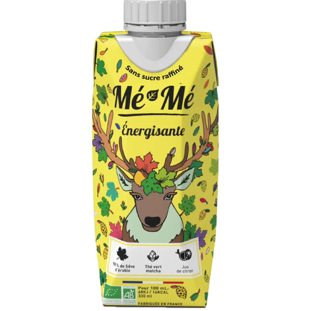 Thé froid Mé-Mé énergisant, sève d'érable & citron