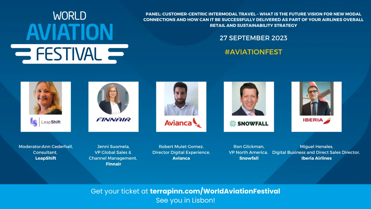 Panel: Customer Centric intermodal travel – what is the future vision for new modal connections and how can it be succesfully delivered as part of your airlines overall retail and sustainability strat