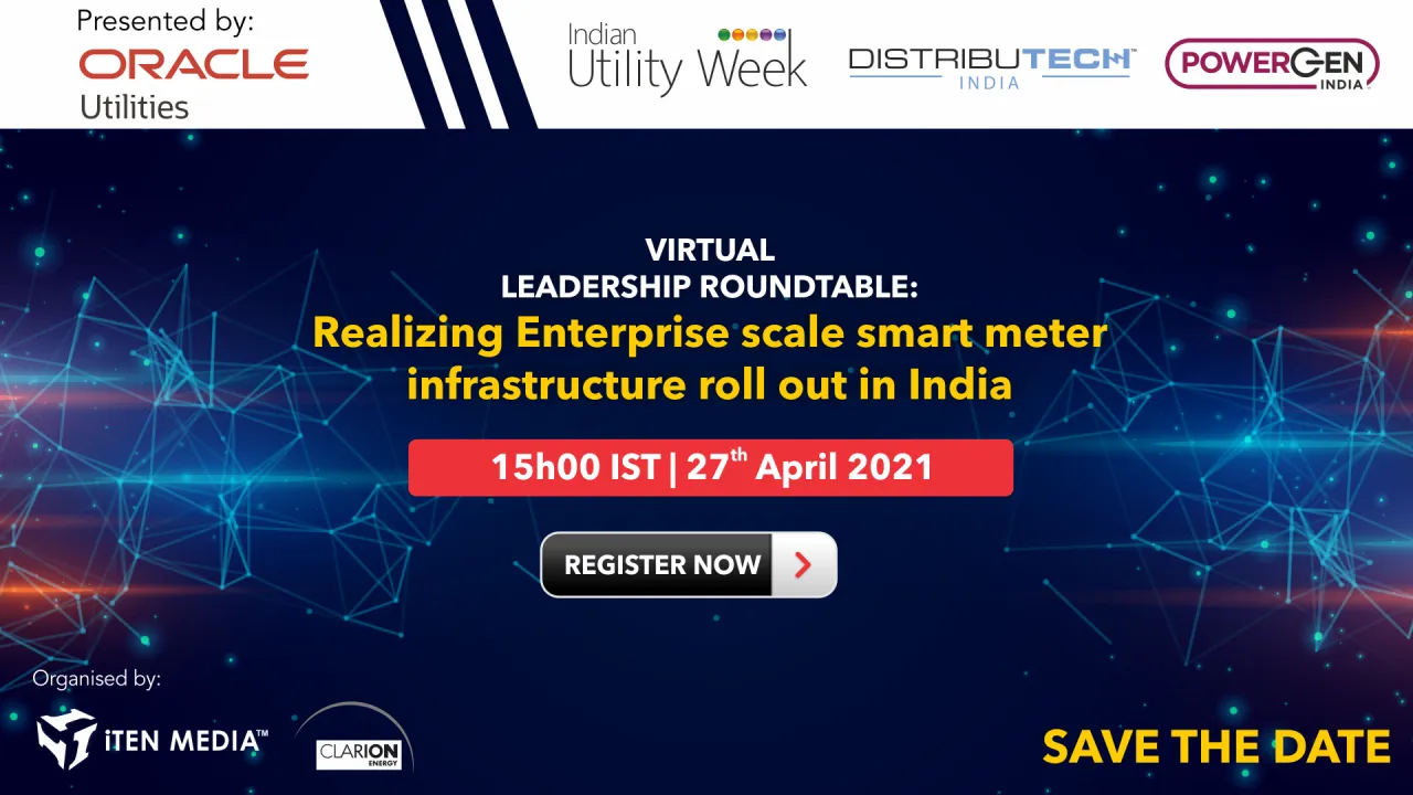 “Realizing Enterprise scale smart meter infrastructure roll out in India”