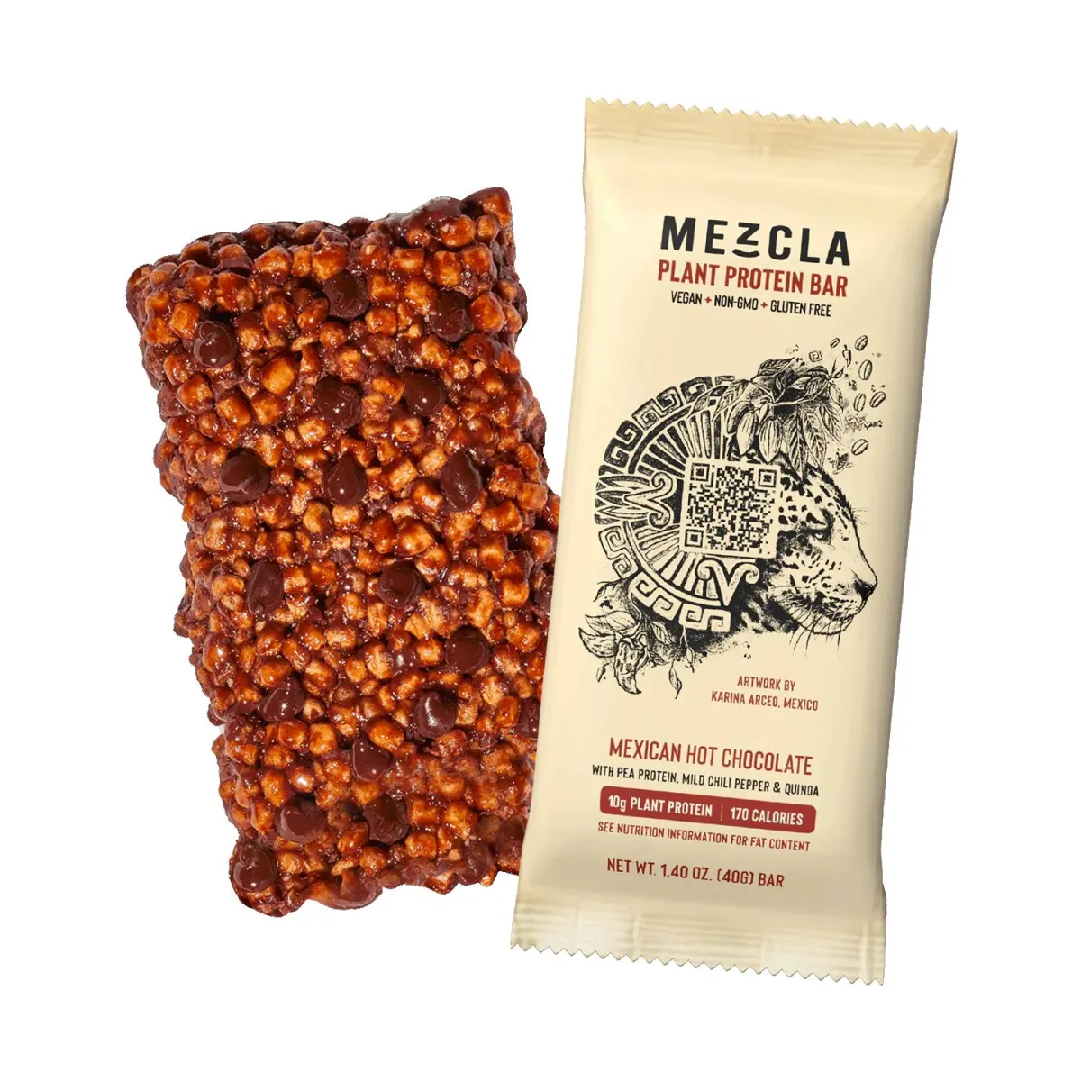 Mezcla Plant-Based Protein Bar in Japanese Matcha Vanilla