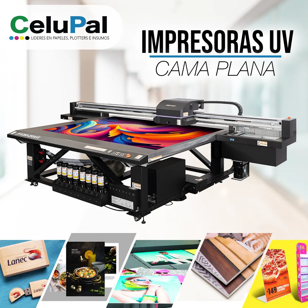 Impresoras UV Cama Plana