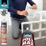 BISON POLY MAX® CRYSTAL EXPRESS Low VOC Transparent Construction Adhesive & Sealant