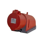 Power CEE opbouw wandcontactdoos 5-polig 32A IP44 rood
