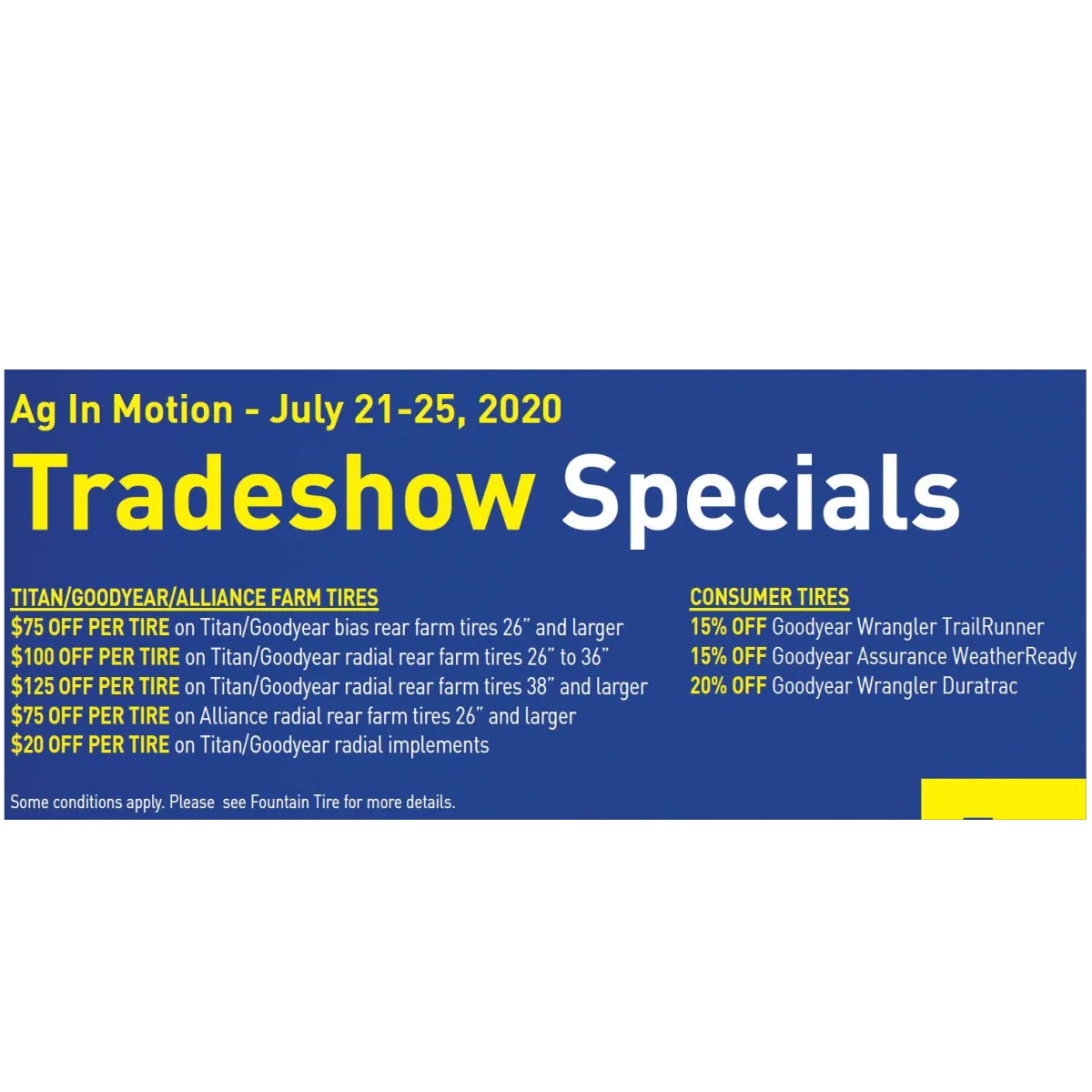 AG In Motion 2020 Show Specials